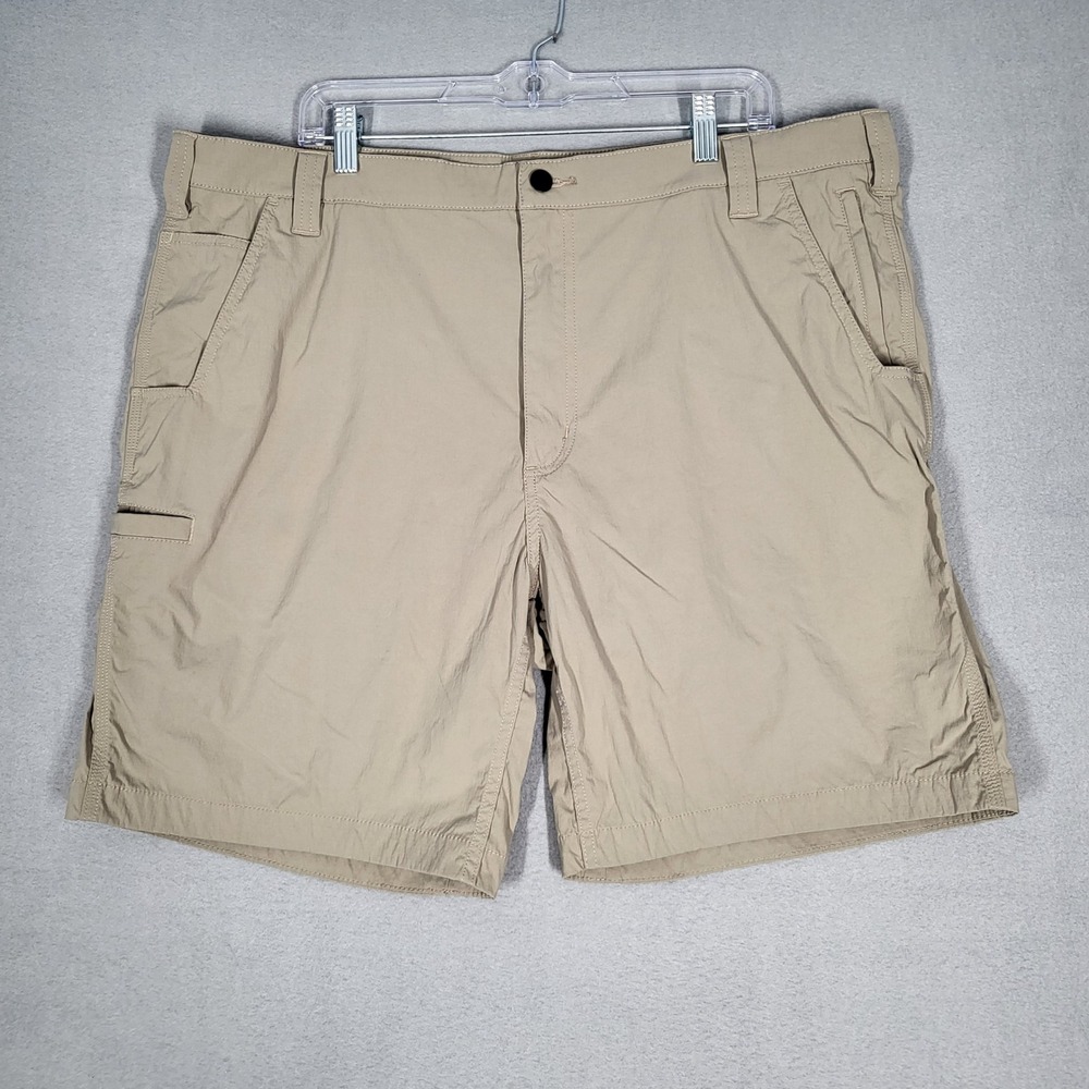 Carhartt Shorts Mens 42 Beige Relaxed Fit‎ Cargo Nylon Utility Outdoor